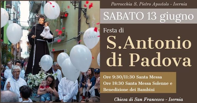 festa sant'antonio 13 giugno 2020