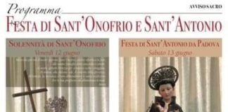 festa sant'onofrio 12 giugno 2020