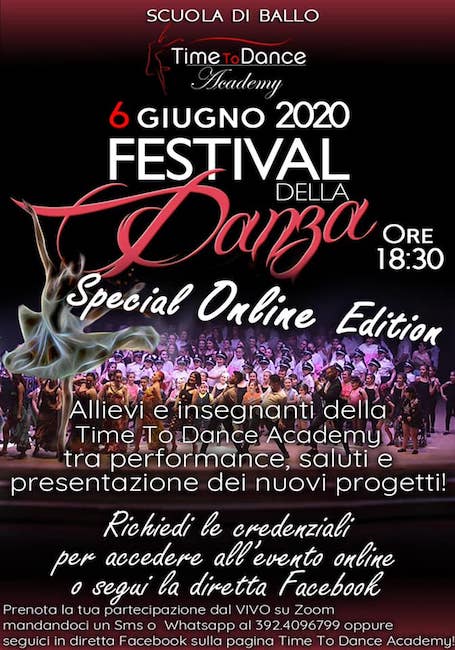festival della danza online 6 giugno 2020