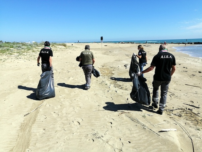 spiaggia pulita campomarino