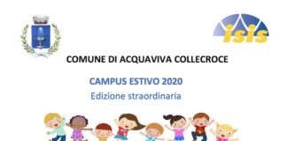 Campus Estivo 2020 ad Acquaviva Collecroce