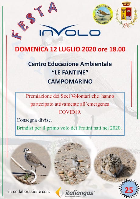 festa in volo 12 luglio 2020