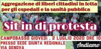 sit-in protesta 2 luglio 2020