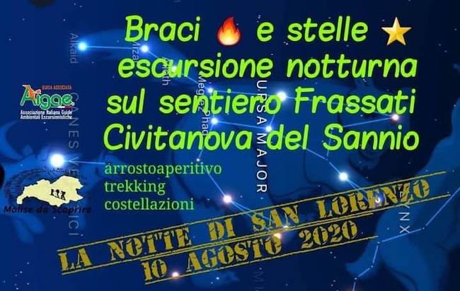 notte san lorenzo 2020 civianova del sannio