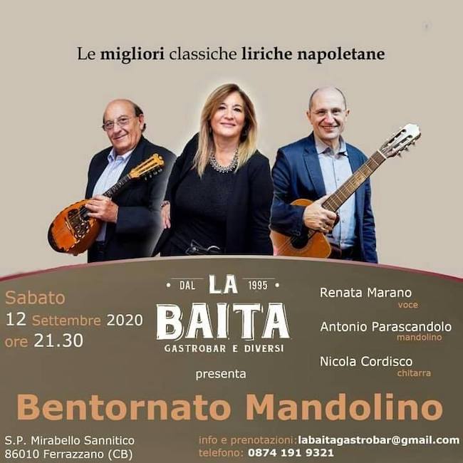 bentornato mandolino