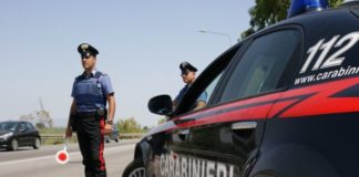 carabinieri posto di blocco