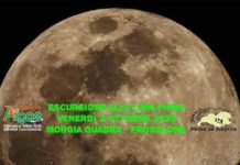 escursione luna piena 2 ottobre 2020