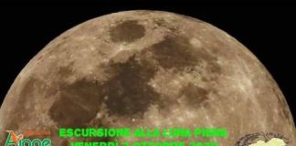 escursione luna piena 2 ottobre 2020