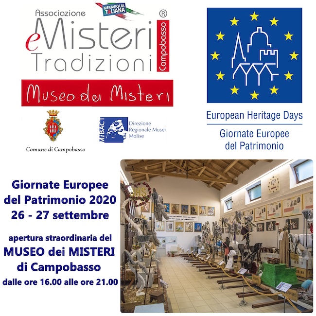 Giornate Europee del Patrimonio 2020 Museo dei Misteri Campobasso