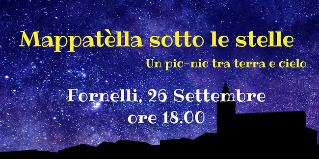 mappatella sotto le stelle 26 settembre 2020