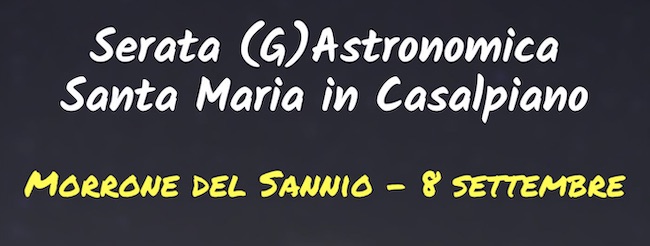 morrone del sannio serata gastronomica 8 settembre 2020