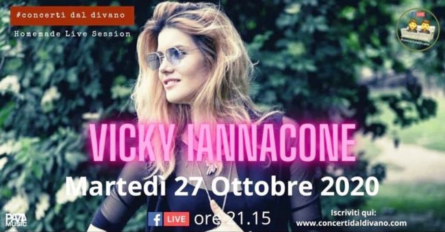 Vicky Iannacone protagonista di "Concerti dal divano"