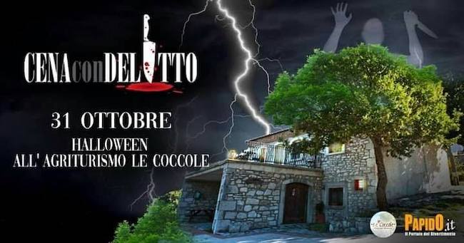 cena con delitto 31 ottobre 2020