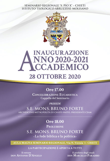 inaugurazione anno accademico 2020-2021