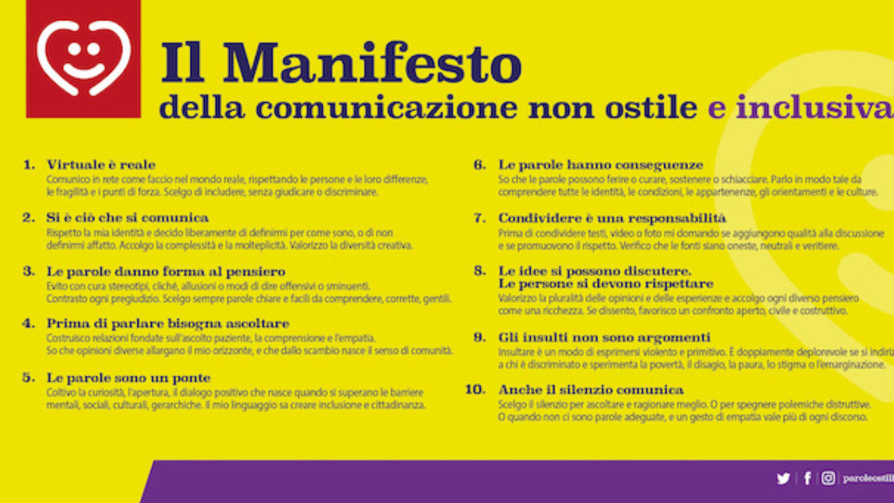 Sogggetti/Principi da 1 a 10 Quaderno formato A4 PAROLE OSTILI Pacco da 10 pezzi Rigatura 1 rigo Pigna il Manifesto della comunicazione non ostile Sogggetti/Principi da 1 a 10 Quaderno formato A4 PAROLE OSTILI Pacco da 10 pezzi Rigatura 1 rigo Pigna il Manifesto della comunicazione non ostile