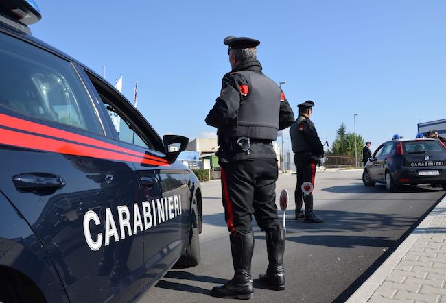 posto blocco carabinieri mirabello sannitico