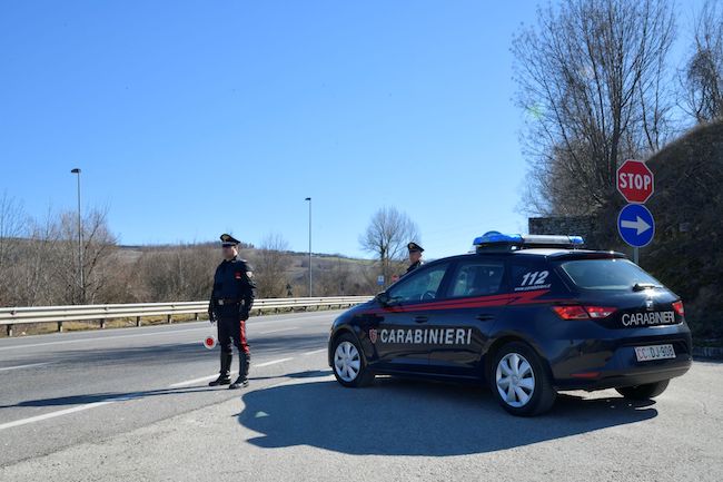 posto blocco Carabinieri Ripalimosani