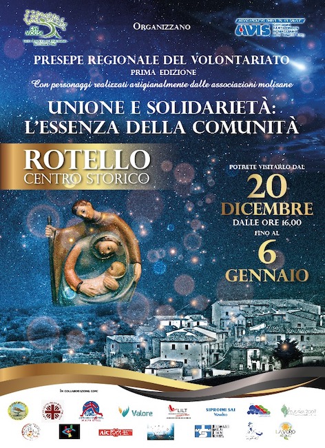 presepe del volontariato Rotello