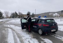 carabinieri neve