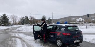 carabinieri neve