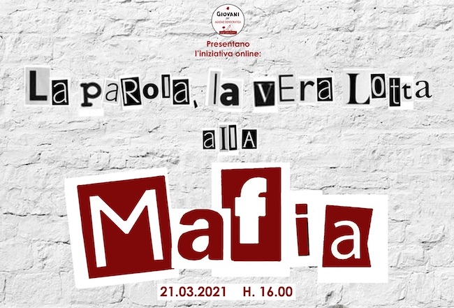 locandina la parola la vera lotta alla mafia