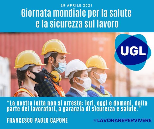 giornata salute sicurezza ugl