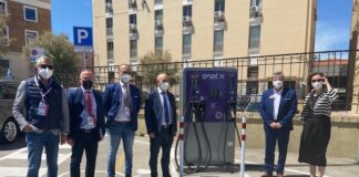 inaugurazione colonnina elettrica termoli