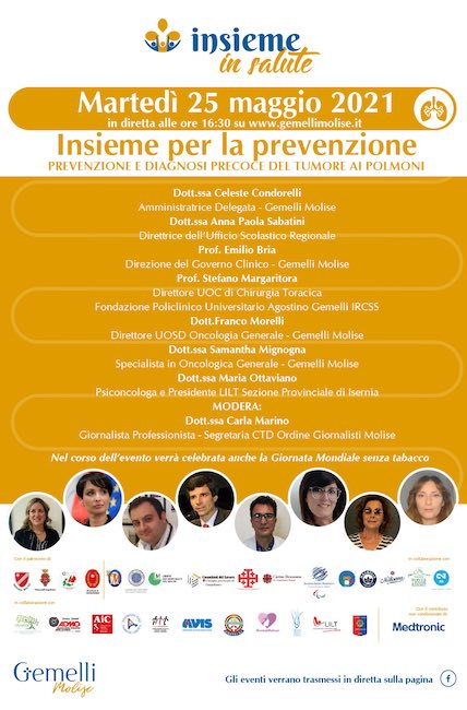 insieme per la prevenzione 25 maggio 2021