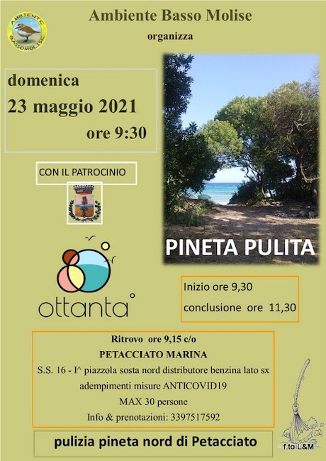 pineta pulita 23 maggio 2021