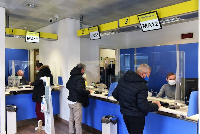 poste italiane ufficio covid