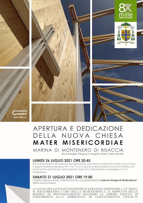 apertura nuova chiesa mater misericordia