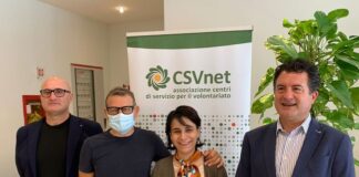 Esecutivo CSVnet - Petrecca, Bucchi, Tommasini, Paccosi