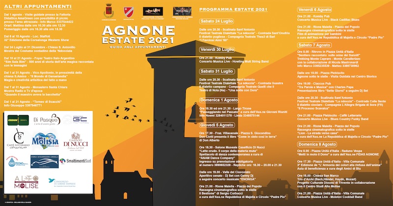 eventi estate agnone 2021