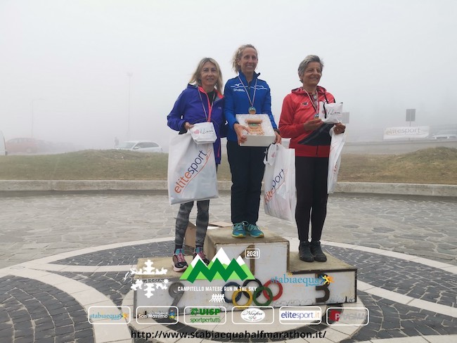 podio Femminile - Campitello Matese Run in the Sky 2021