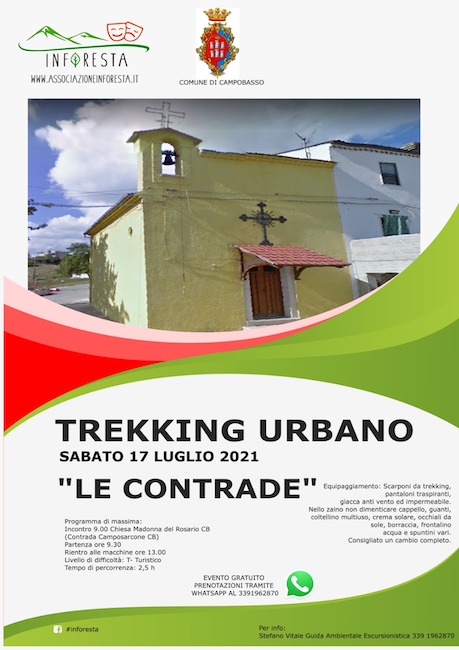 trekking urbano 17 luglio 2021