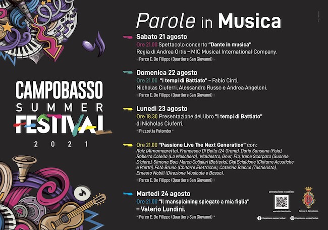 campobasso summer festival 2021