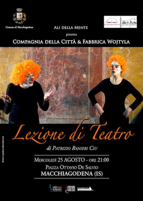 lezione di teatro 25 agosto 2021