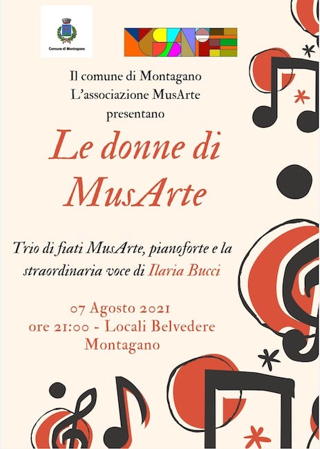 locandina concerto le donne di musarte