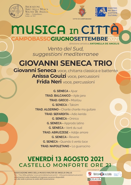 musica in città 13 agosto 2021