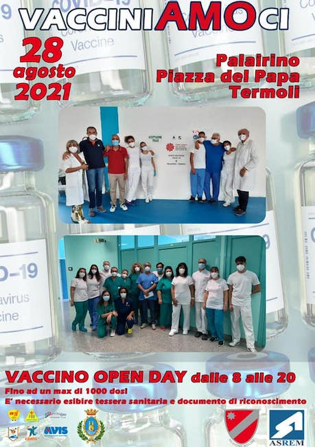 vaccino open day termoli