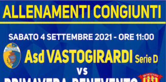 allenamenti congiunti 4-5 settembre 2021