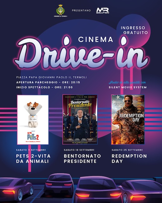 cinema drive-in settembre 2021 termoli