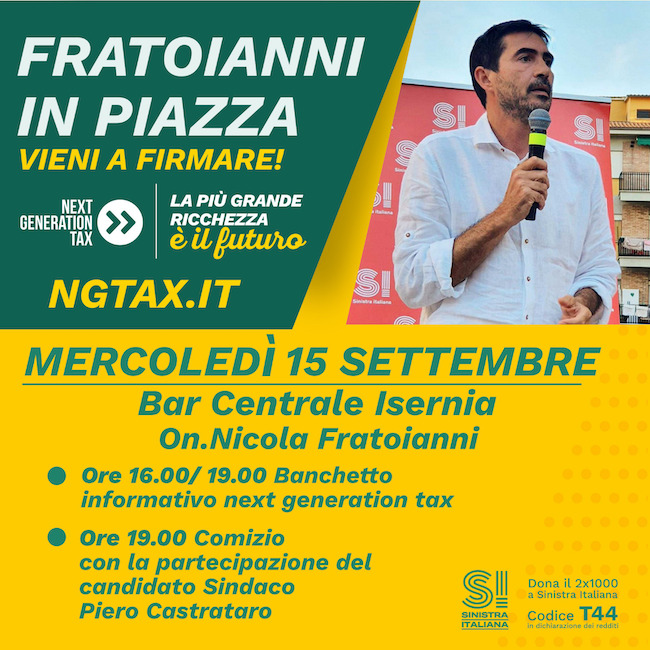 fratoianni isernia 15 settembre 2021