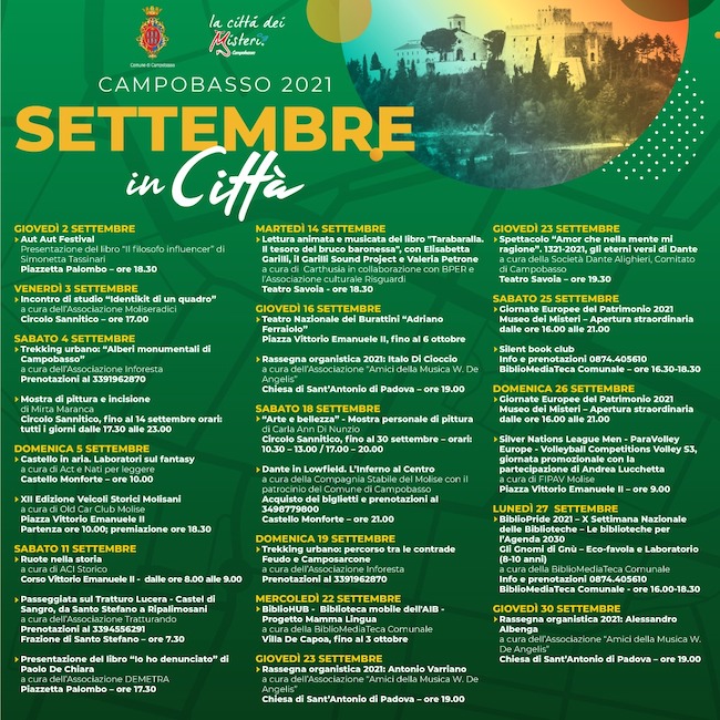 settembre in città 2021