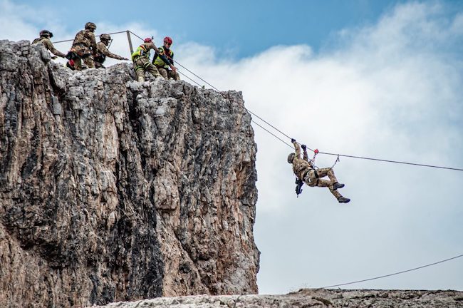 alpini in addestramento