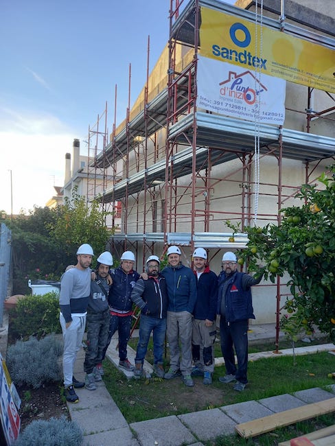 cantiere punto d'inizio