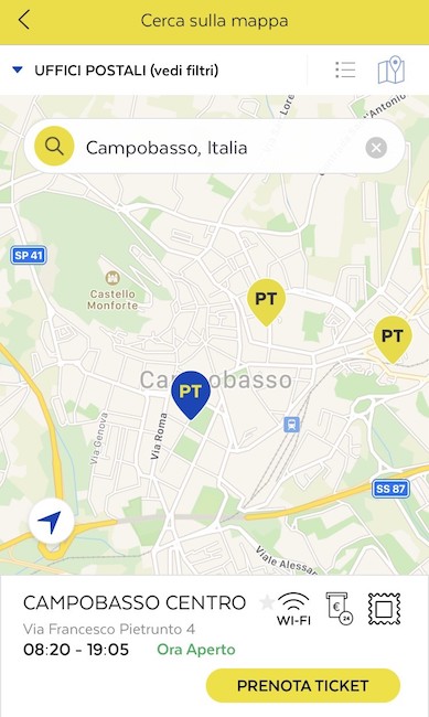 campobasso screenshoot poste