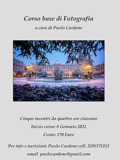 locandina corso base paolo cardone