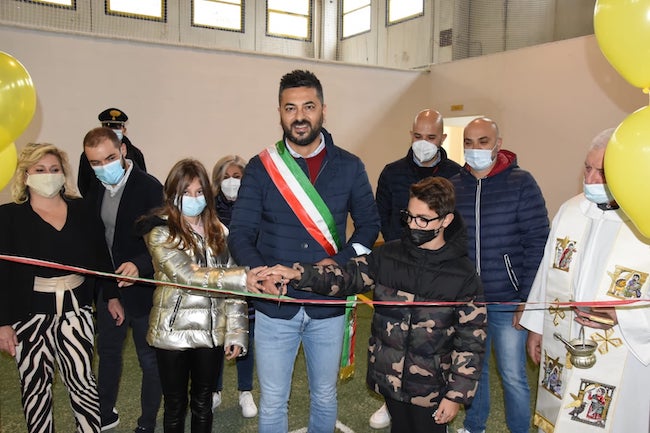 taglio nastro palestra mafalda