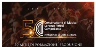 cartolina 50 anni conservatorio perosi